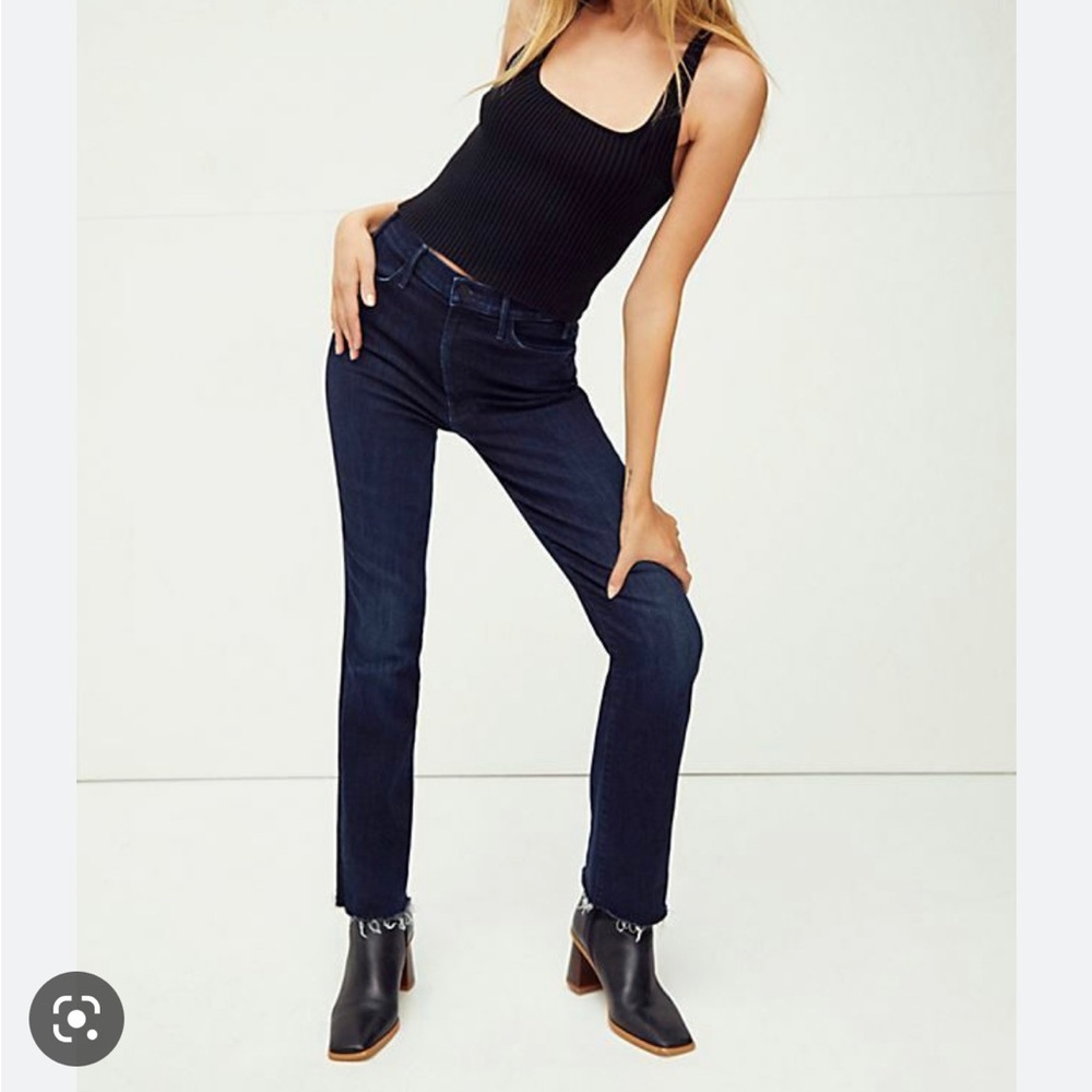 Mother The Hustler Ankle Fray Jeans